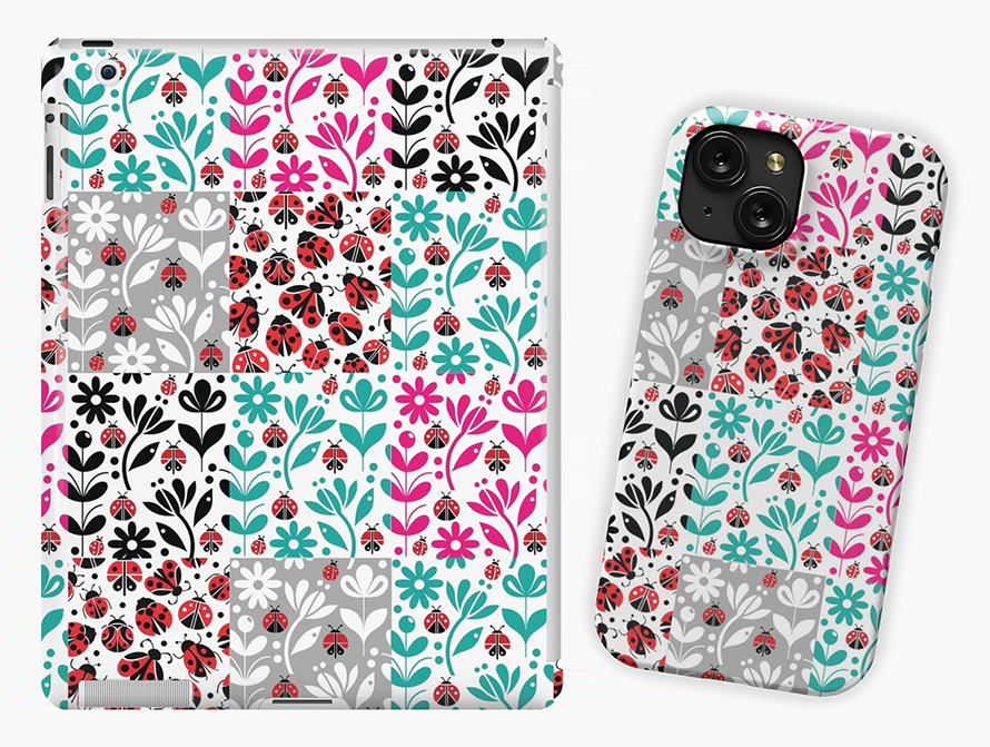 Ladybug Blue Tech Coversr