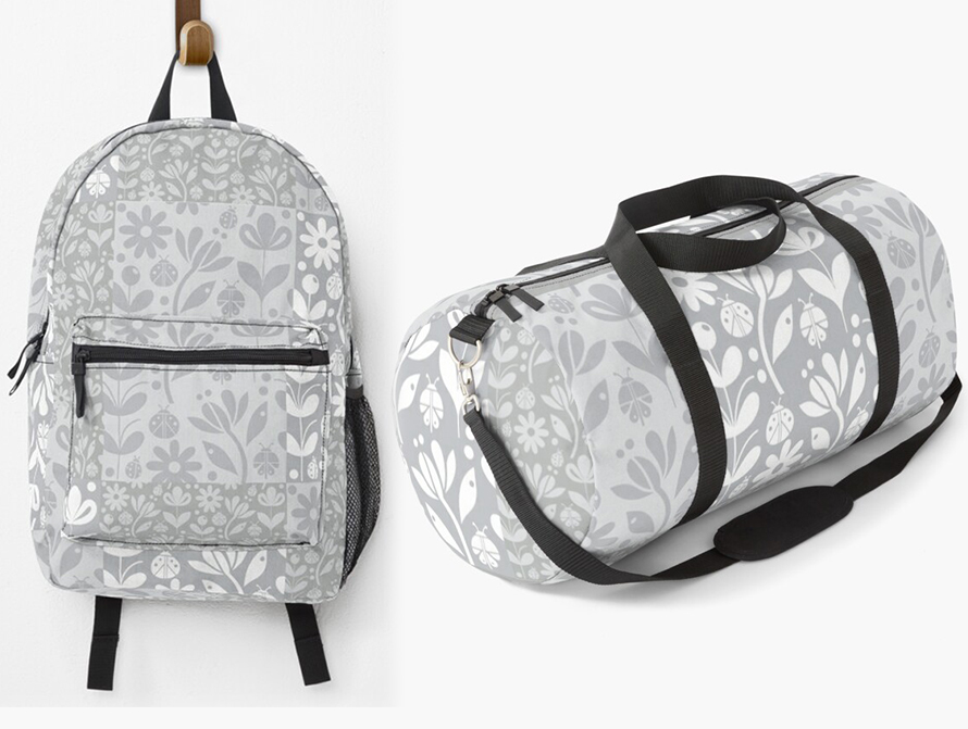 Ladybug Patchwork Bags and Totes