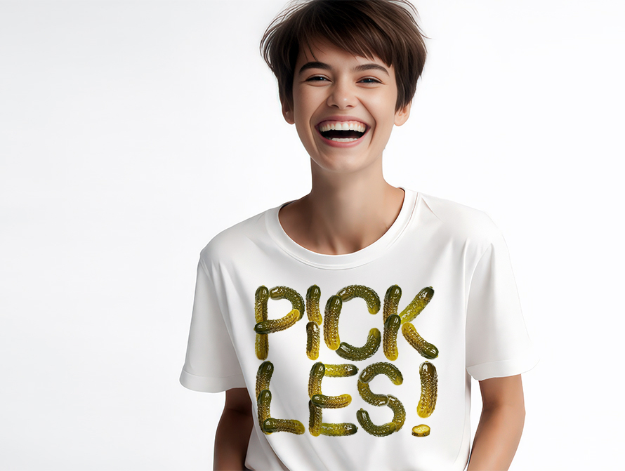 SNACKS letters t-shirts