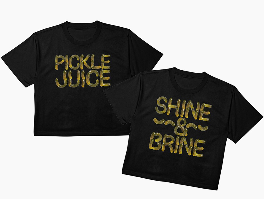 Pickle letter t-shirts