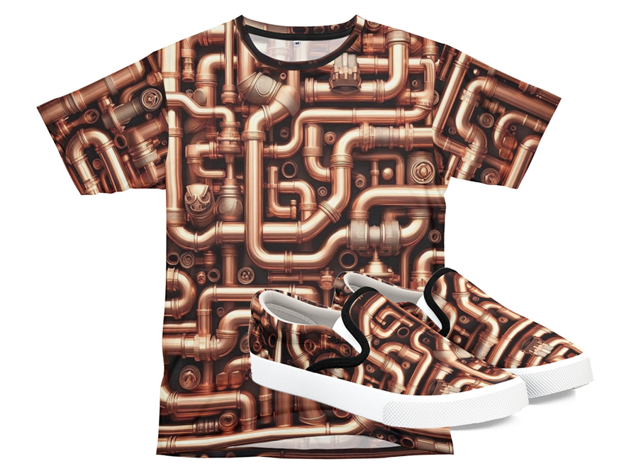 Pipes shirt and shoes