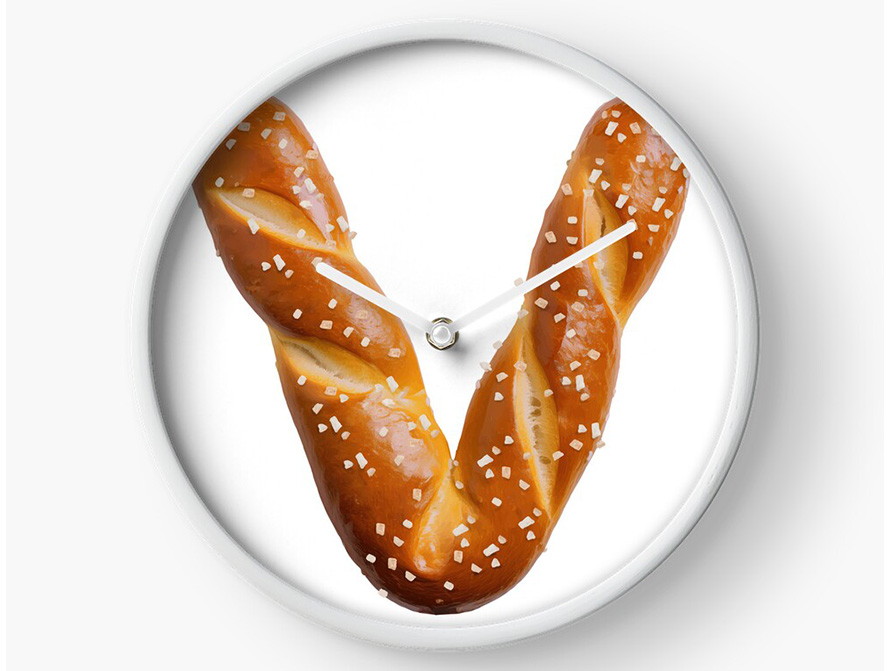 Pretzel Clock
