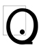 Calligraphy letter Q