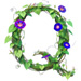 Letter Q in Morning Glory type design
