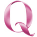 Letter Q in Ribbon type design
