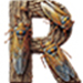 Cicada letter R