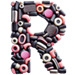 Licorice letter R