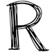 Script letter R