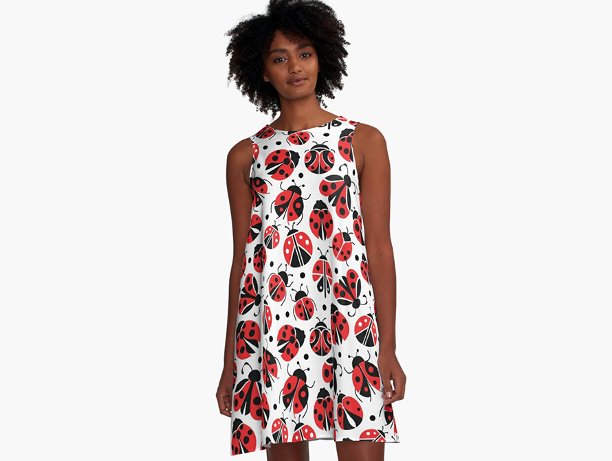 Ladybug A-Line Dress