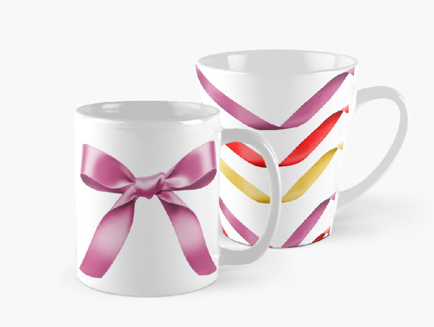 Ribbon Mugs