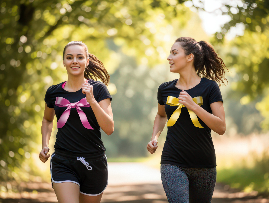 T-shirts with ribbon bow design
