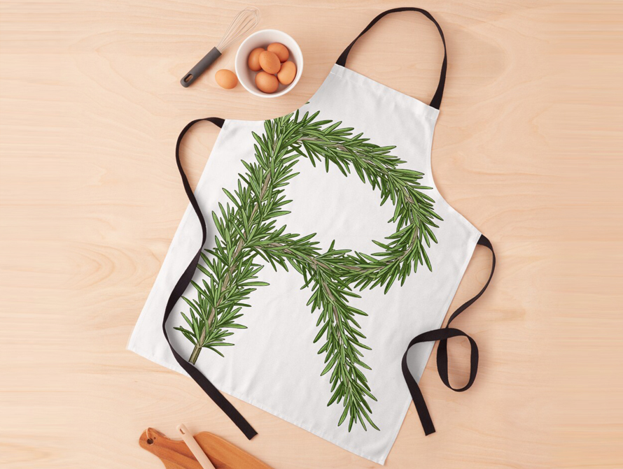 Rosemary letter aprons