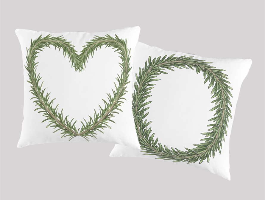 Rosemary letter pillows