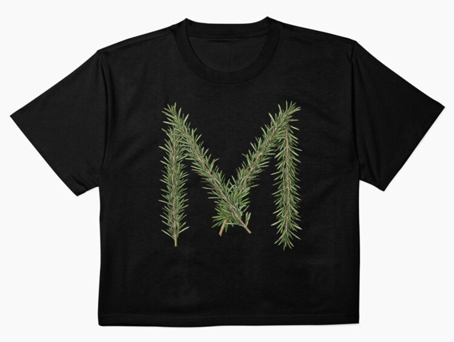 Rosemary letter t-shirts for all ages