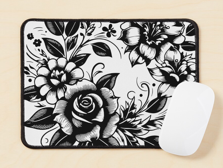 Rose Tattoo mousepad