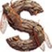 Cicada letter S