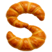 Letter S in Croissant type design