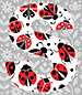 Ladybug type letter S
