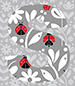 Ladybug type letter S