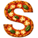 Margerita Pizza type letter S