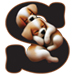 Puppies type letter S