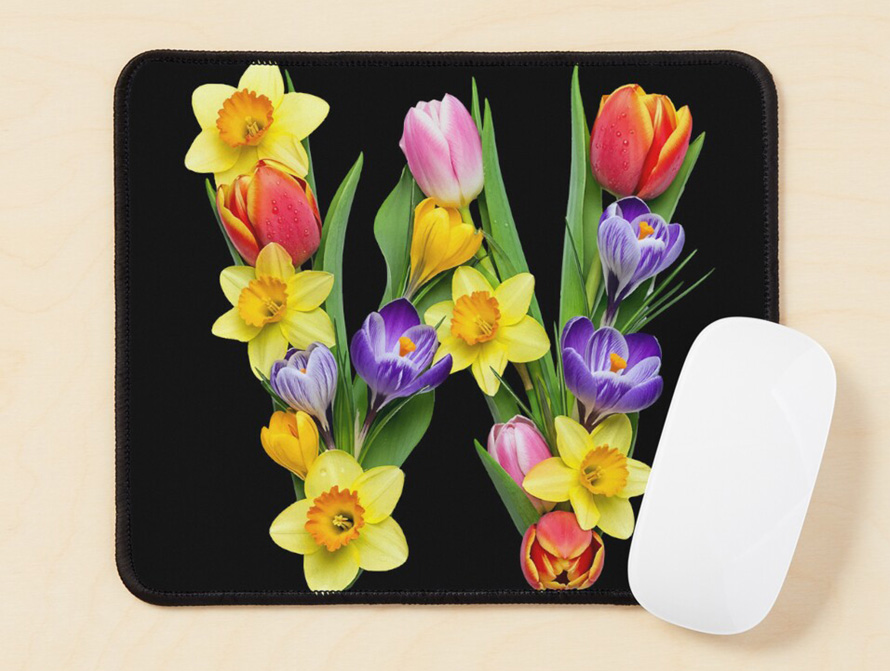 Spring Flowers Mouse Pad