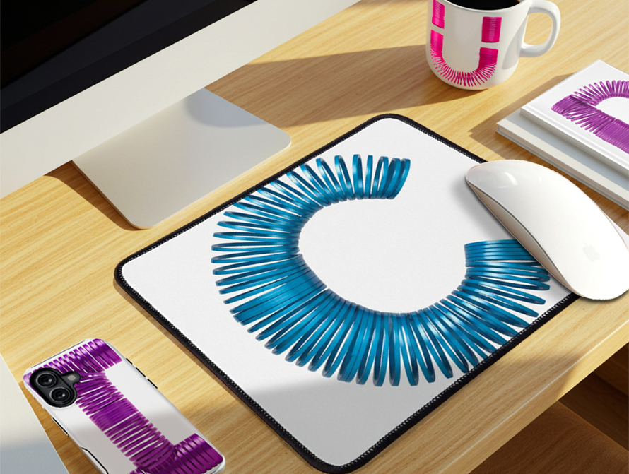 Springy desk accessories