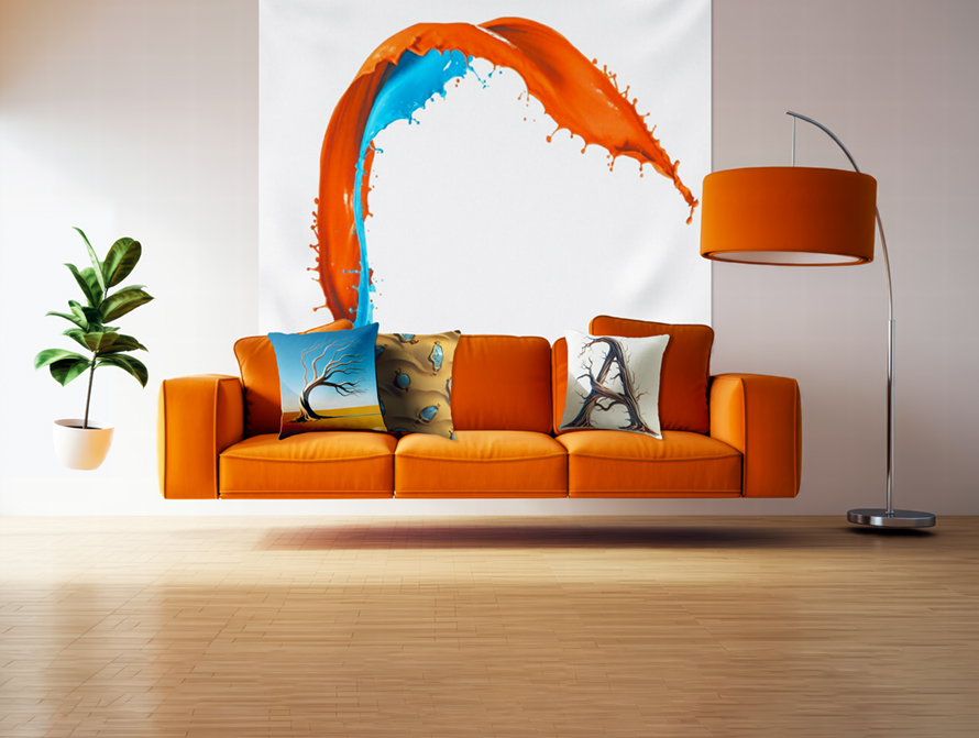 Surreal living room decor