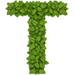 Basil letter T design