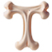 Bones letter T design