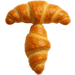 Letter T in Croissant type design
