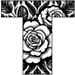 Roses type letter T