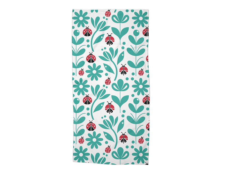 Ladybug Bath Towel