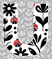 Ladybug type letter U
