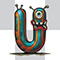 Ogres type letter U