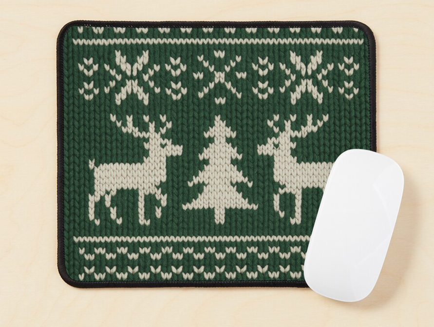 Knit Print Mousepads