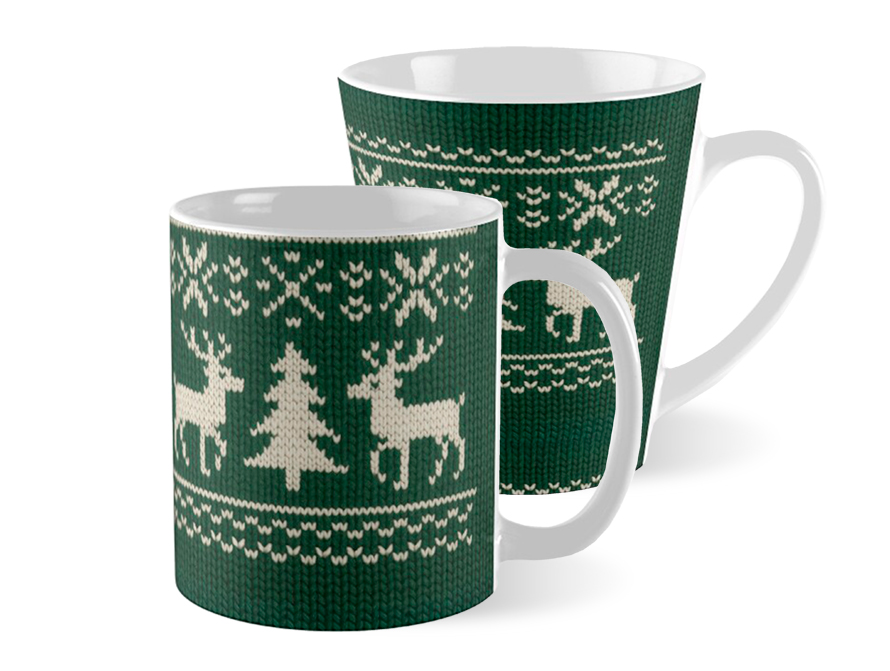 Knit Print Mugs