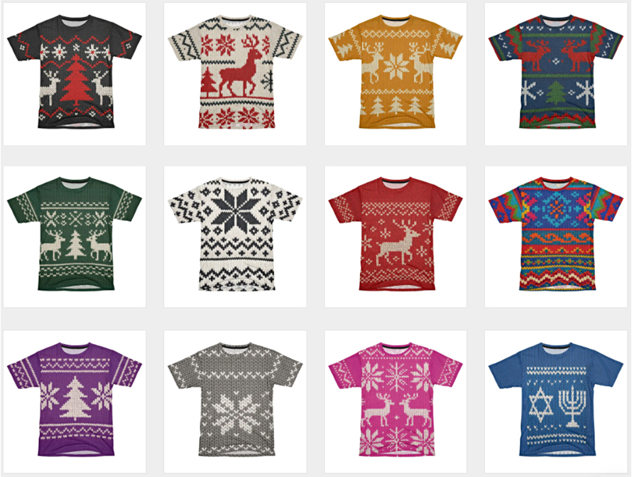 Men's Ugly Christmas Sweater Red