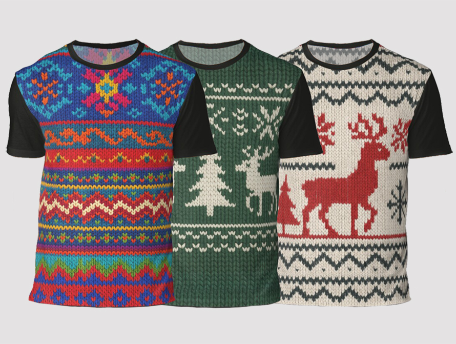 Sweater Print Graphic T-Shirts