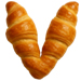 Letter V in Croissant type design