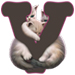 Kittens letter V