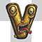 Ogres type letter V