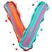Paint type letter V