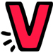 POP type letter V
