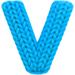 Yarn type letter V