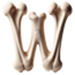 Bones letter W design