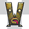 Ogres type letter W