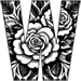 Roses type letter W