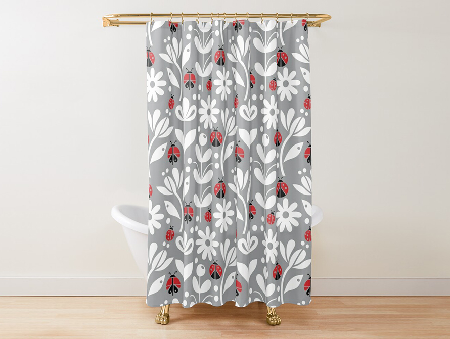 Ladybug Bath Decor