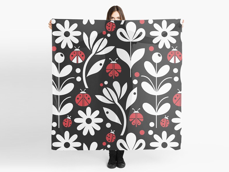 Ladybug Scarf